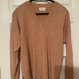 Fable Only A Memory Heather Camel Sweater